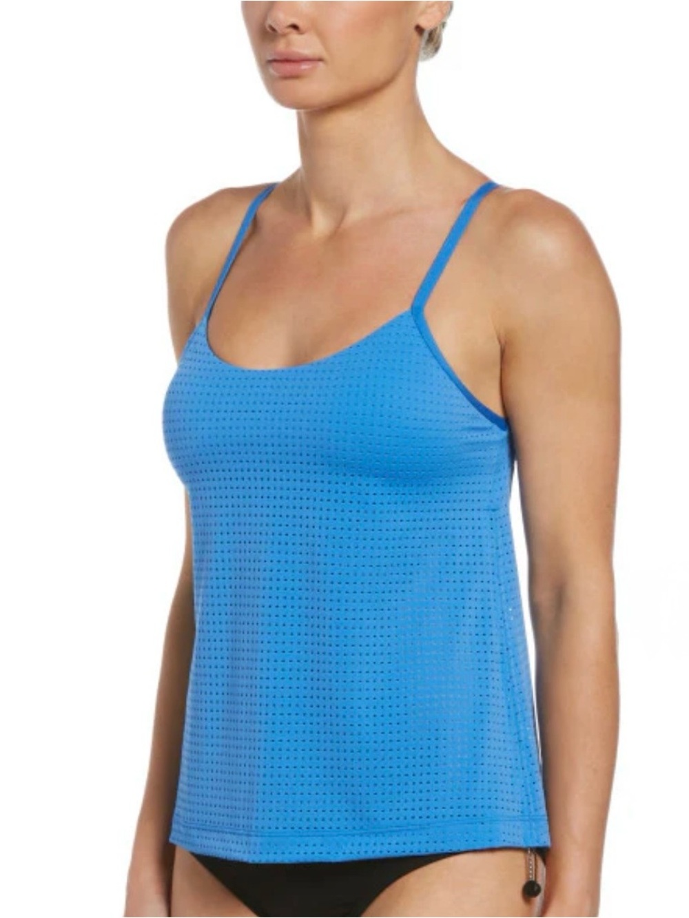 Nike Swim Women’s Essential Layered Tankini Top in Blue; NWT, Sz. S
